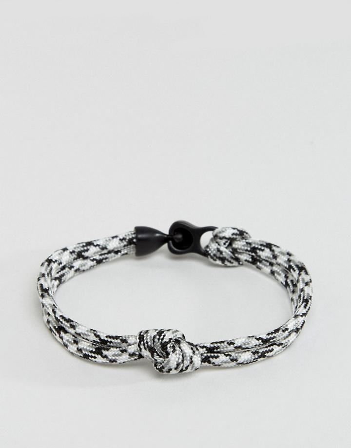 Icon Brand Knott Now Bracelet In White - White