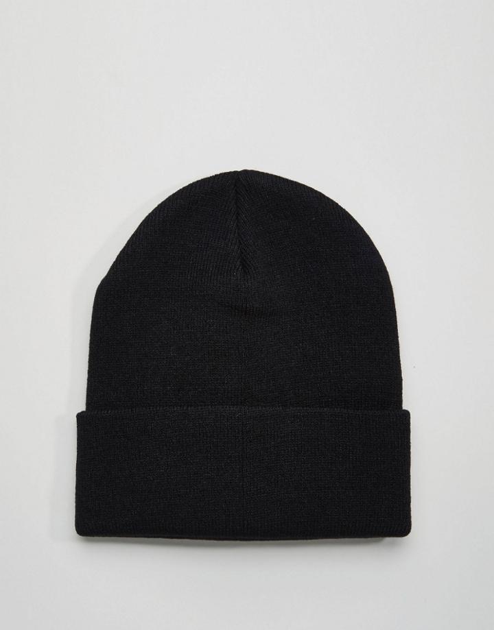 Gregory's Slouchy Beanie In Black - Black