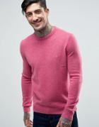 Farah Sweater In Lambswool - Pink