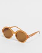 Hugo Boss 1205/s Round Lens Sunglasses-brown