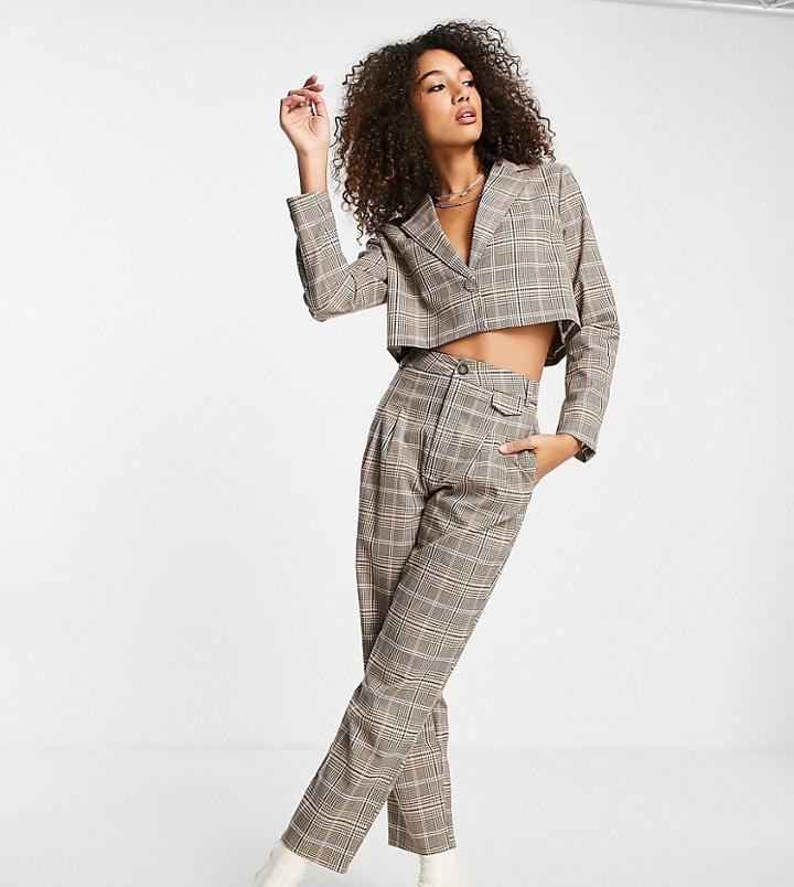 Reclaimed Vintage Inspired Pants In Check-multi