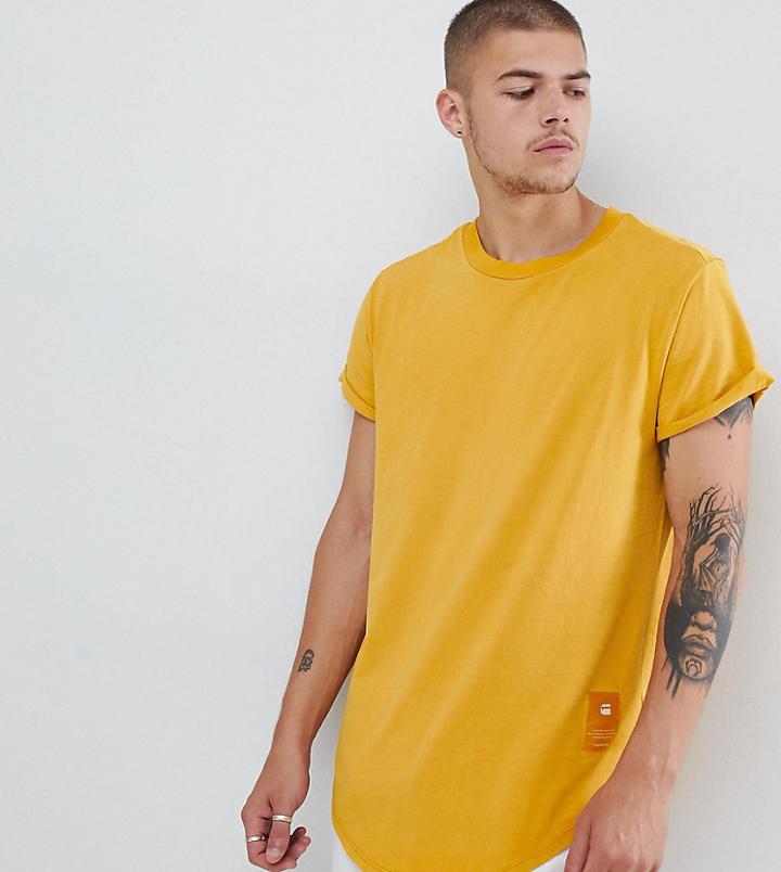 G-star Shelo Relaxed T-shirt In Gold - Gold