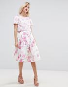 Horrockses Blossom Print Midi Skirt Co-ord - Multi