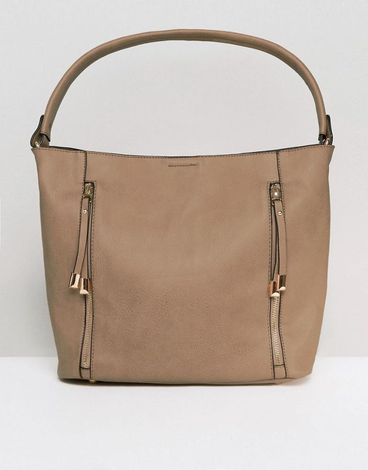 Oasis Hobo Shoulder Bag - Brown