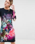 Ted Baker Vyr Tunic Dress In Focus Bouquet Print - Multi