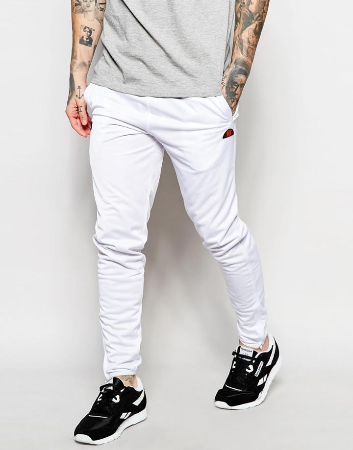 Ellesse Skinny Track Joggers - Optic White