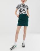 Noisy May Corduroy Skirt - Green