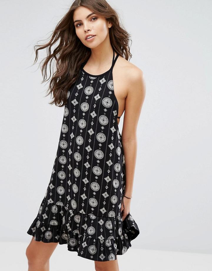 Lira 90s Print Beach Dress - Multi