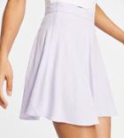 Asos Design Petite 90s Linen Flippy Mini Skirt In Lilac-purple
