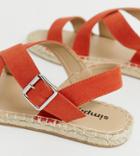 Simply Be Espadrille In Red In Wide Fit - Multi