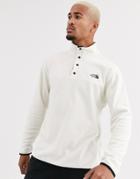 The North Face Tka Glacier Snap-neck Pullover Fleece In White