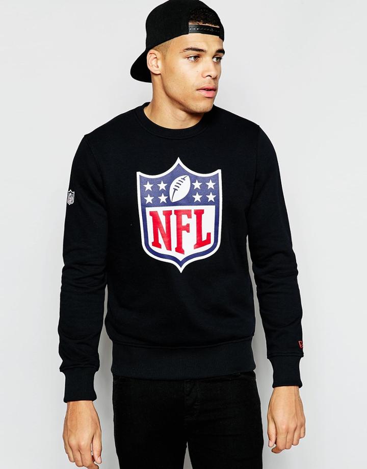 New Era Nfl Shield Sweatshirt - Black