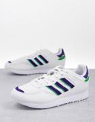 Adidas Originals Special 21 Sneakers In White With Blue And Green Details