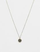 Icon Brand Gold Circle Pendant Necklace - Gold