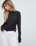 Y.a.s Knitted Sweater - Black
