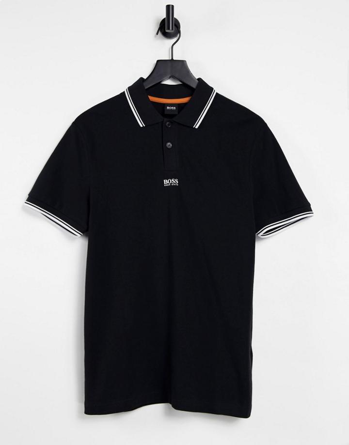 Boss Pchup1 Polo In Black