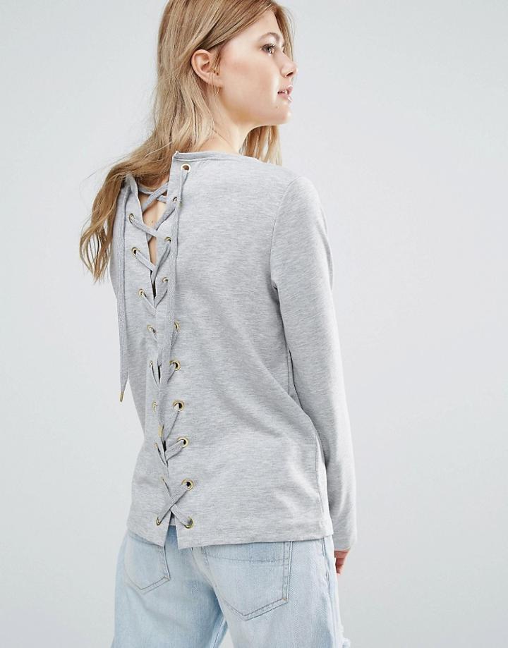Vila Sweatshirt - Gray