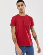 Kronstadt Premium Basic Washed T-shirt - Red