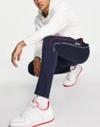 Jack & Jones Originals Side Stripe Sweatpants In Navy - Part Of A Set