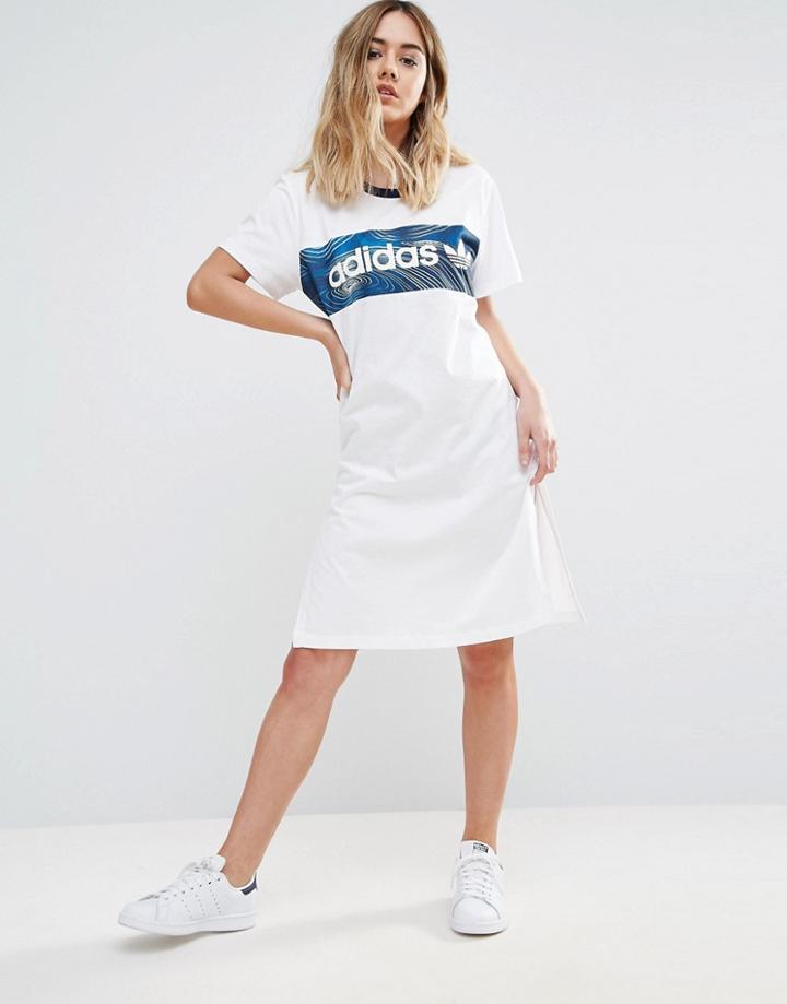 Adidas Tee-dress - White