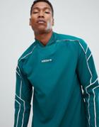 Adidas Originals Eqt Goalie Top In Green Dh5142