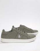 Original Penguin Stedaman Canvas Sneakers In Gray - Gray