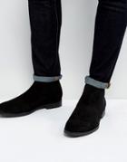Dead Vintage Chelsea Boots In Black Leather - Black