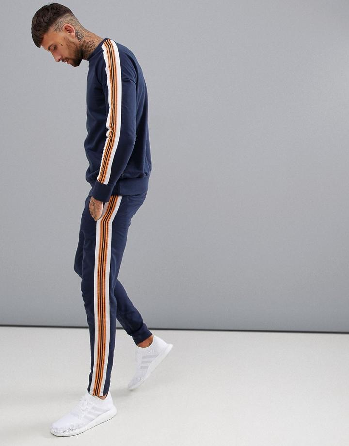 Ds Actv Tape Joggers - Navy
