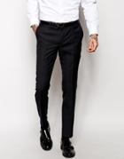Noose & Monkey Suit Trousers In Super Skinny Fit - Black