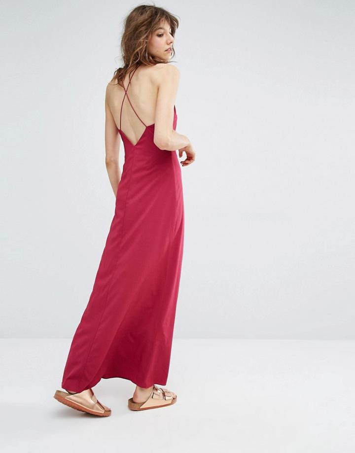 Samsoe & Samsoe Cerena Maxi Dress - Red