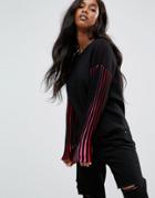 Asos Sweater With Contrast Rib Detail - Multi