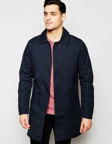 Jack & Jones Premium Trench - Navy