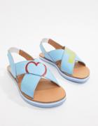 Love Moschino Flat Sandals - Blue