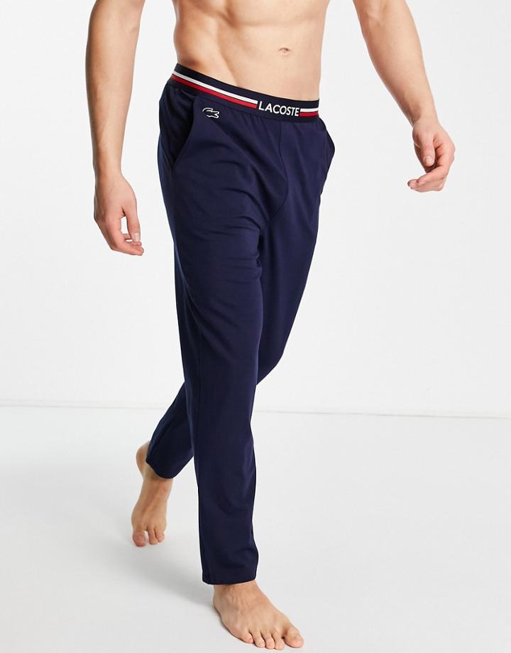 Lacoste Loungewear Sweatpants In Navy