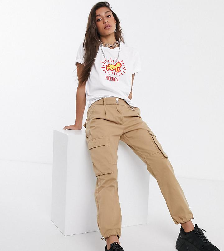 Fiorucci X Keith Haring Logo T Shirt In White