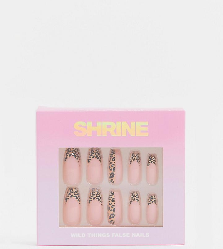 Shrine X Asos Exclusive Wild Things False Nails-multi