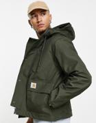 Carhartt Wip Vernon Detachable Lined Jacket In Green