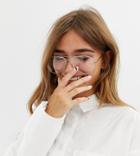 Collusion Petite Boxy Shirt With Oversized Sleeve - White