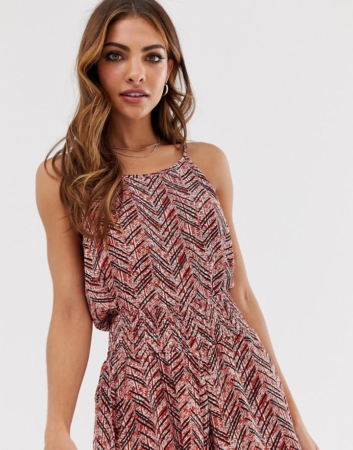 B.young Zig Zag Cami Top-multi