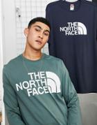 The North Face Standard Long Sleeve T-shirt In Green