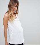 Asos Maternity Longline Tank - White