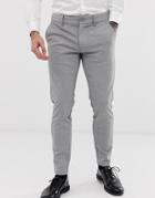 Only & Sons Slim Tailored Jersey Pants - Gray