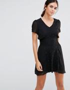 Pussycat London Lace Dress - Black