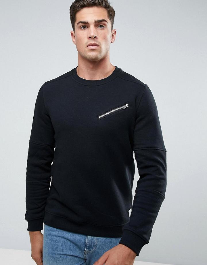 Jack & Jones Crew Neck Sweatshirt - Black