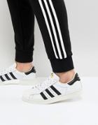 Adidas Originals Superstar Boost Sneakers In White - White