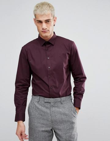 Clean Cut Copenhagen Premium Cotton Poplin Shirt - Red
