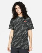 Nike All Over Print T-shirt In Black