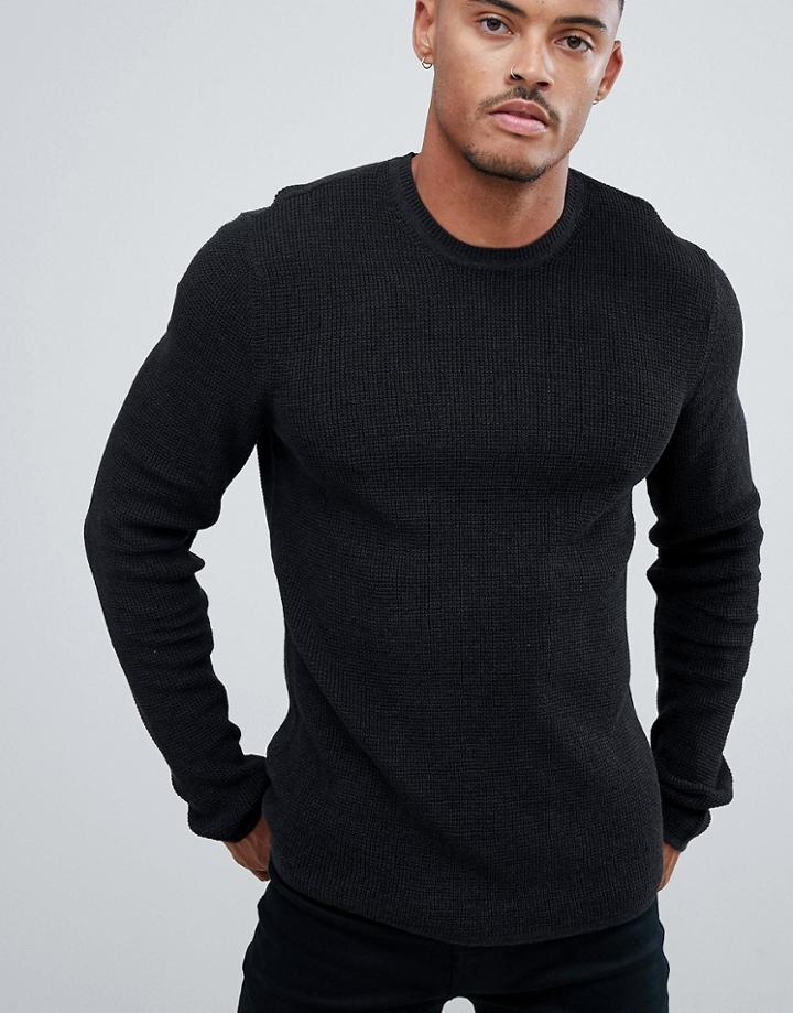 Blend Crew Neck Sweater - Gray