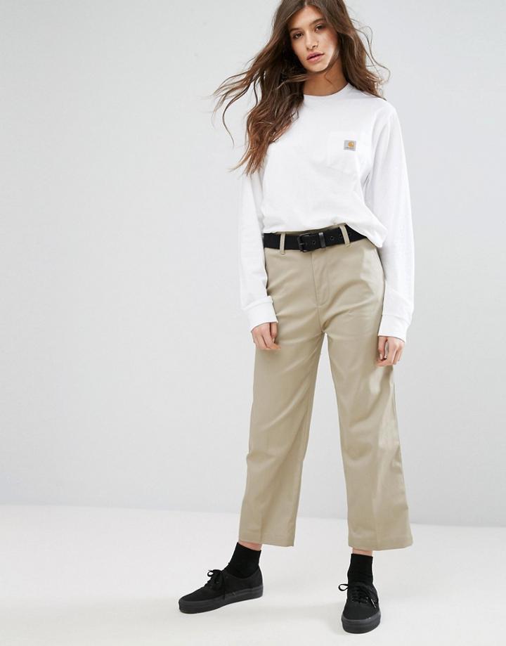 Carhartt Wip Relaxed Awkward Lenth Chino Pants - Beige