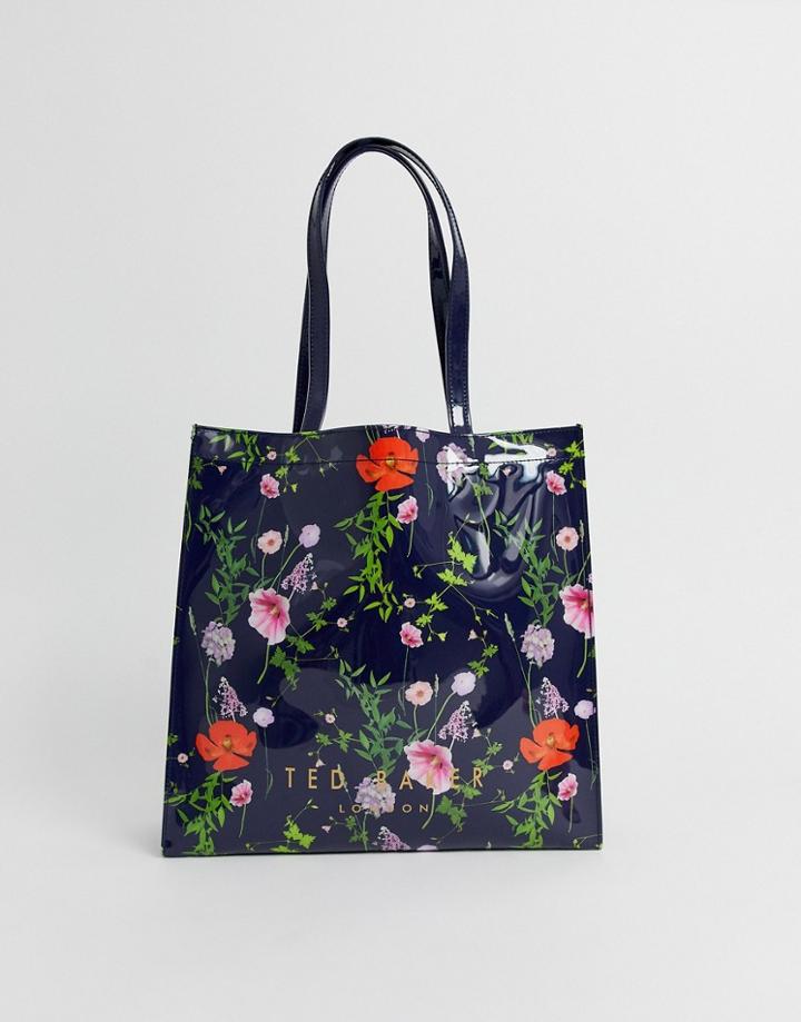 Ted Baker Primcon Hedgerow Large Icon Bag-blue